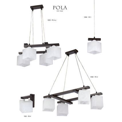 Jupiter 1099 - PO 4 p - Luster POLA 4xE27/60W/230V