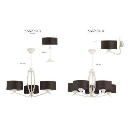 Jupiter 1192 - Závesné svietidlo KASZMIR 5xE27/60W/230V