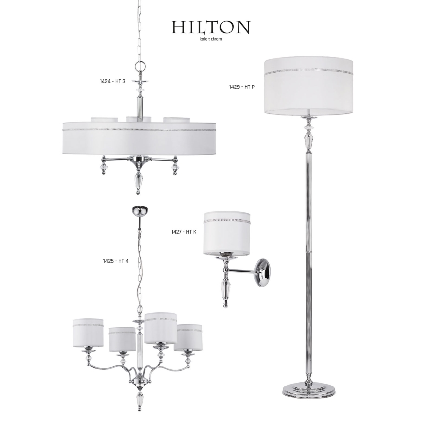 Jupiter 1427 - Nástenné svietidlo HILTON 1xE27/60W/230V