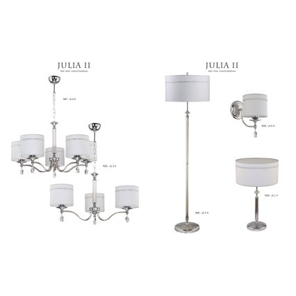 Jupiter 1529 - JU L H - Stolná lampa JULIA II E27/60W