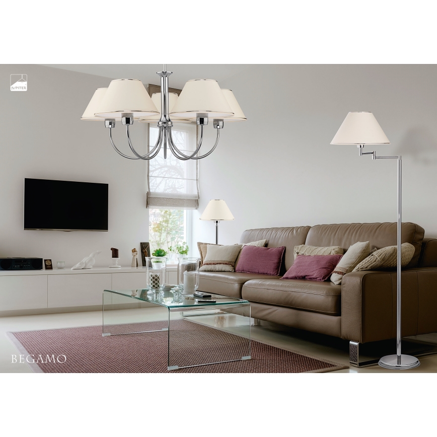 Jupiter 1583 - BG G CH - Stolná lampa BEGAMO E27/60W