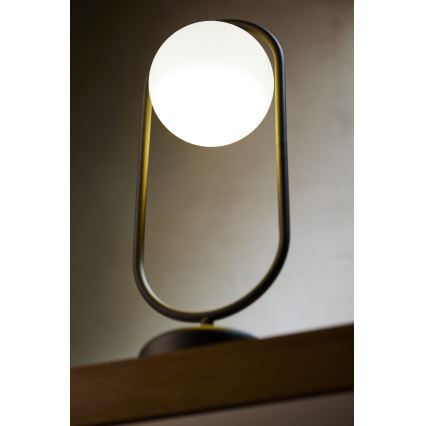 Jupiter 2044 - Stolná lampa IGON 1xE14/40W/230V čierna