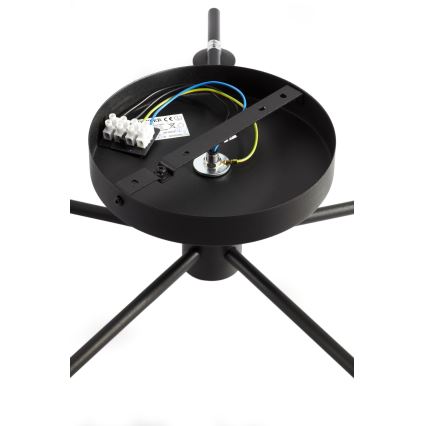 Jupiter 2049 - Prisadený luster PRATO 5xG9/14W/230V čierna/biela