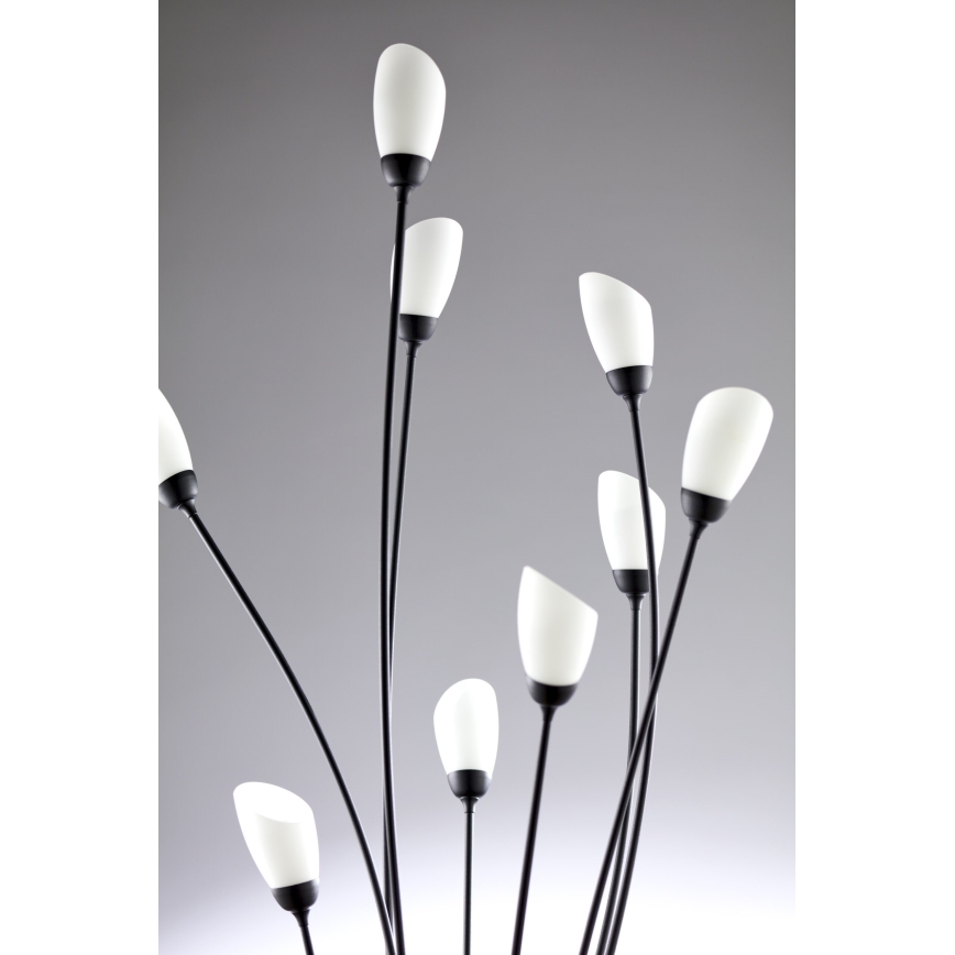 Jupiter 2058 - Stojacia lampa GLORIOSA 9xG9/14W/230V čierna