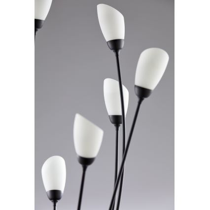 Jupiter 2058 - Stojacia lampa GLORIOSA 9xG9/14W/230V čierna