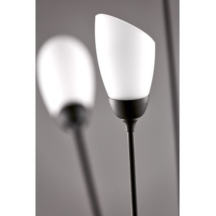 Jupiter 2058 - Stojacia lampa GLORIOSA 9xG9/14W/230V čierna