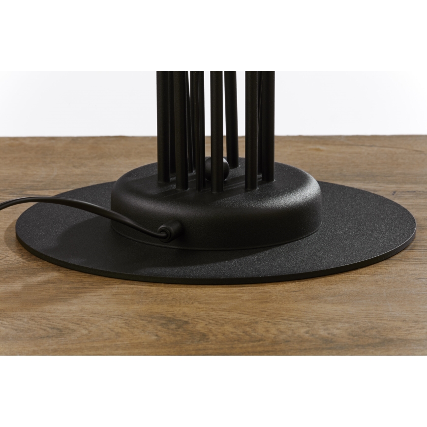 Jupiter 2058 - Stojacia lampa GLORIOSA 9xG9/14W/230V čierna