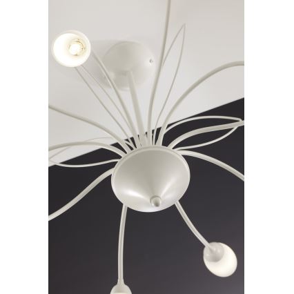 Jupiter 2061 - Luster na tyči GLORIOSA 10xG9/14W/230V krémová