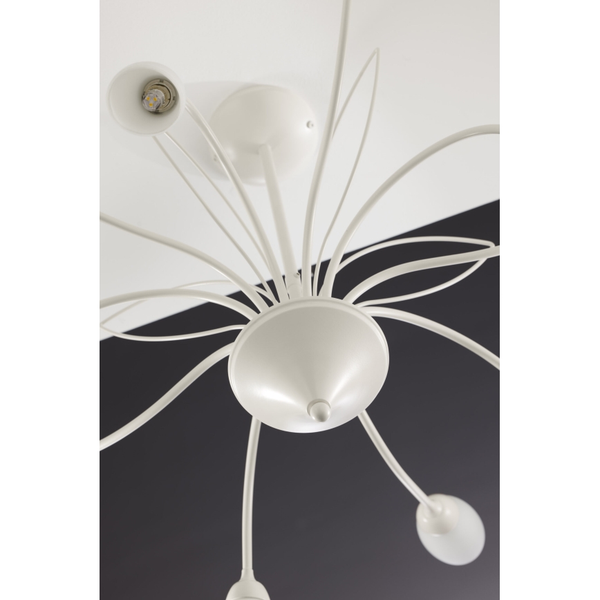 Jupiter 2061 - Luster na tyči GLORIOSA 10xG9/14W/230V krémová