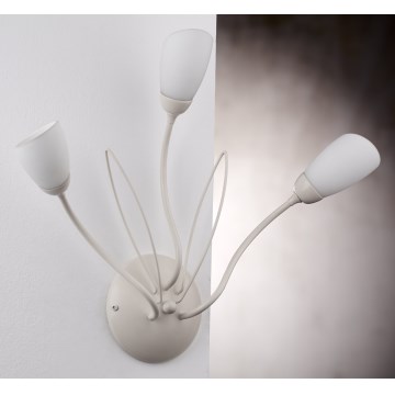 Jupiter 2064 - Nástenné svietidlo GLORIOSA 3xG9/14W/230V krémové