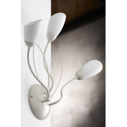 Jupiter 2064 - Nástenné svietidlo GLORIOSA 3xG9/14W/230V krémové