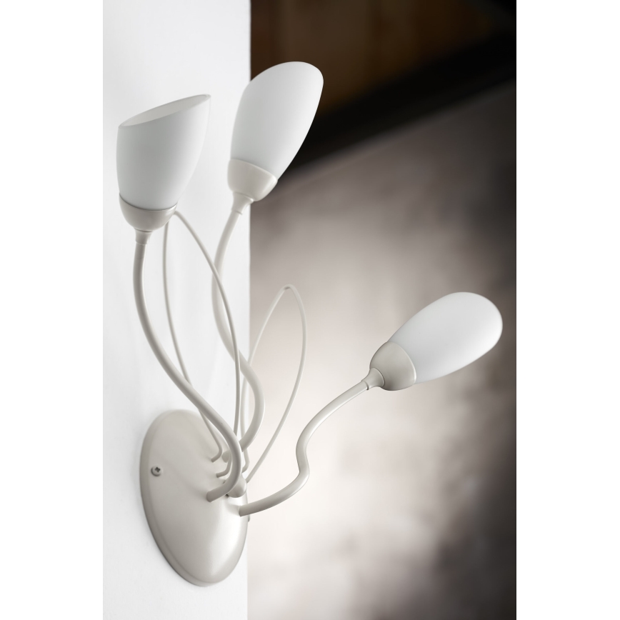 Jupiter 2064 - Nástenné svietidlo GLORIOSA 3xG9/14W/230V krémové