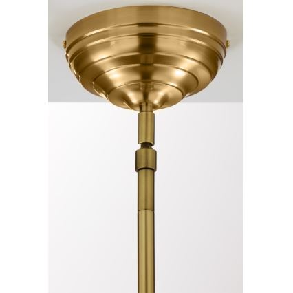 Jupiter 2073 - Luster na tyči PLATINO 1xE27/15W/230V zelená/zlatá