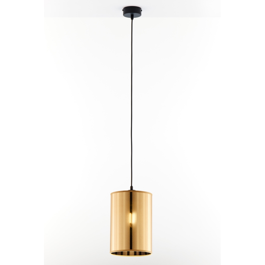 Jupiter 2090 - Luster na lanku CORTINA 1xE27/15W/230V zlatá/čierna