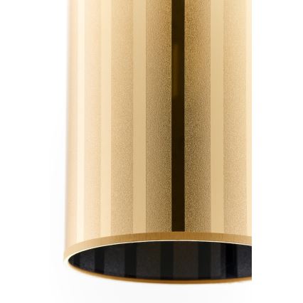 Jupiter 2090 - Luster na lanku CORTINA 1xE27/15W/230V zlatá/čierna