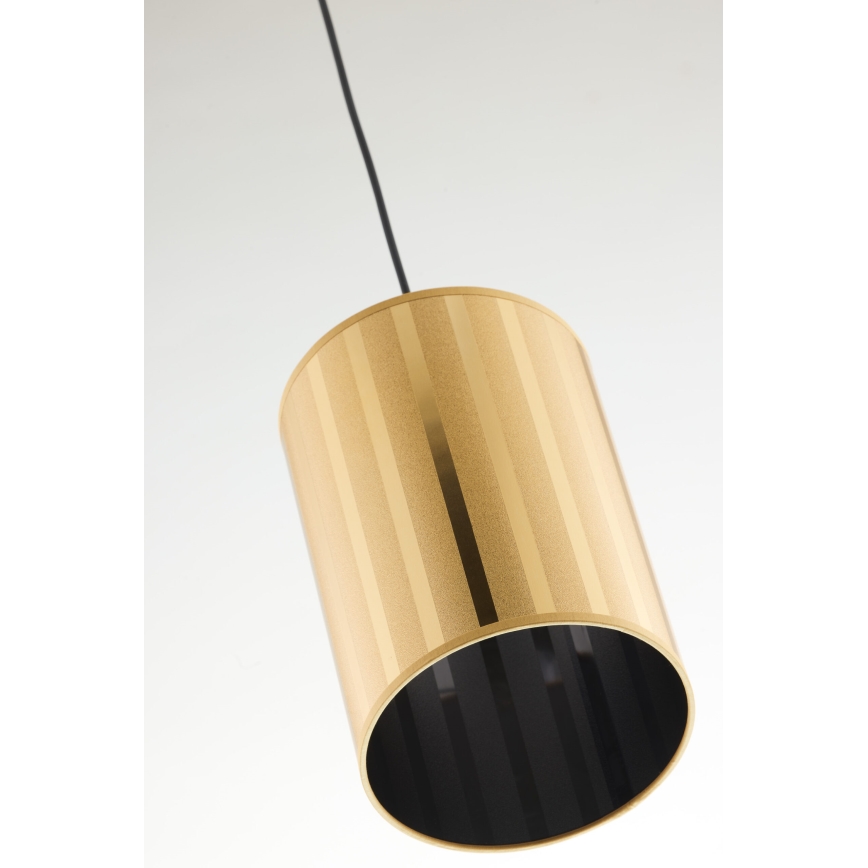 Jupiter 2090 - Luster na lanku CORTINA 1xE27/15W/230V zlatá/čierna