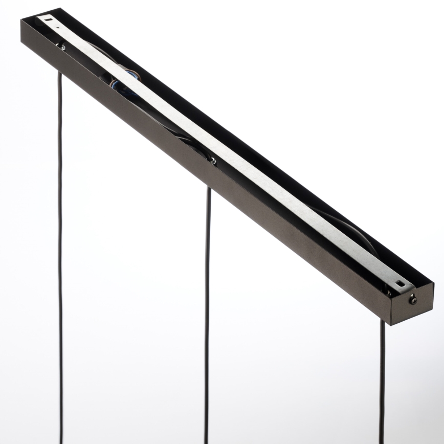 Jupiter 2092 - Luster na lanku CORTINA 3xE27/15W/230V zlatá/čierna