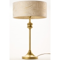 Jupiter 2112 - Stolová lampa KASZMIR 1xE27/15W/230V biela/zlatá/mramorový dekor