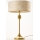 Jupiter 2112 - Stolová lampa KASZMIR 1xE27/15W/230V biela/zlatá/mramorový dekor