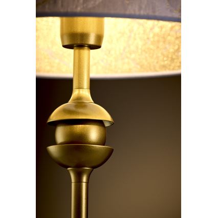 Jupiter 2112 - Stolová lampa KASZMIR 1xE27/15W/230V biela/zlatá/mramorový dekor