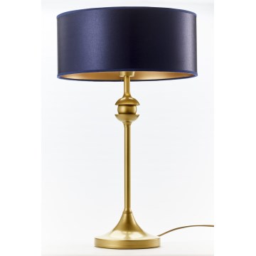 Jupiter 2116 - Stolná lampa KASZMIR 1xE27/15W/230V modrá/zlatá