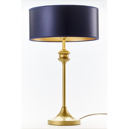 Jupiter 2116 - Stolná lampa KASZMIR 1xE27/15W/230V modrá/zlatá
