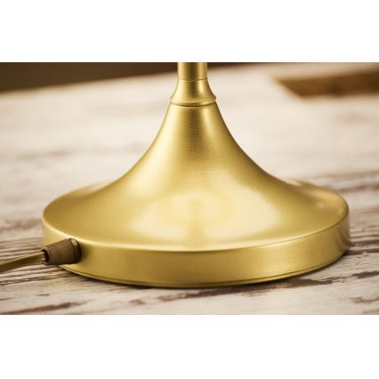 Jupiter 2116 - Stolná lampa KASZMIR 1xE27/15W/230V modrá/zlatá