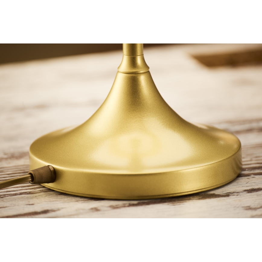 Jupiter 2116 - Stolná lampa KASZMIR 1xE27/15W/230V modrá/zlatá