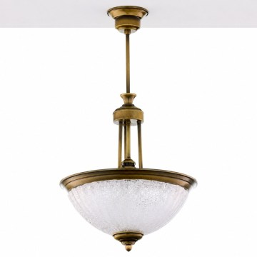 Jupiter 2134 - Luster na tyči CARMEN 1xE27/15W/230V bronz/patina