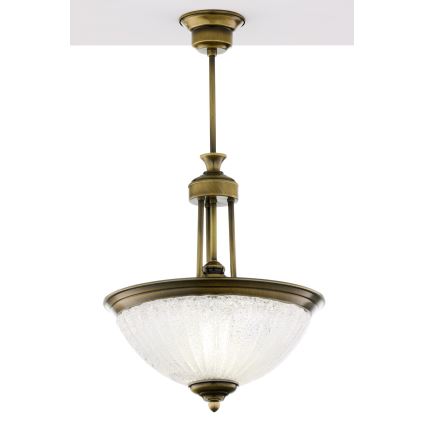 Jupiter 2134 - Luster na tyči CARMEN 1xE27/15W/230V bronz/patina
