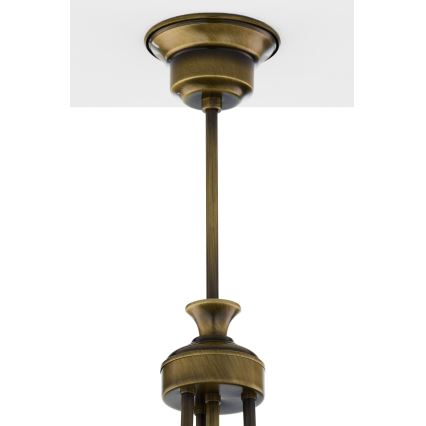 Jupiter 2134 - Luster na tyči CARMEN 1xE27/15W/230V bronz/patina