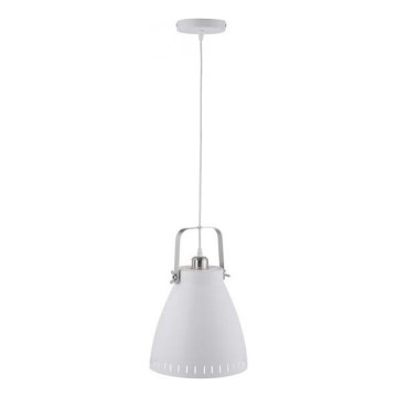 JUST LIGHT. 11060-16 - Luster na lanku EVA 1xE27/60W/230V pr. 26,5 cm biela