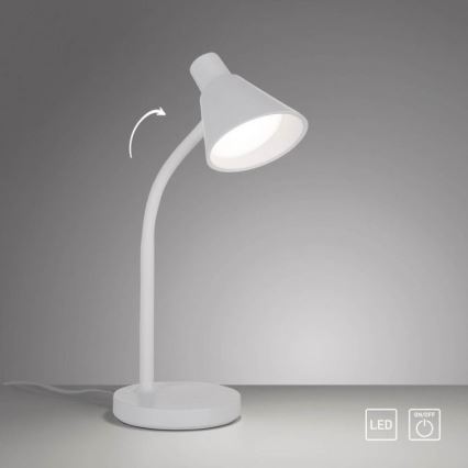 JUST LIGHT. 11248-16 - LED flexibilná stolová lampa PIXIE LED/4,5W/230V biela