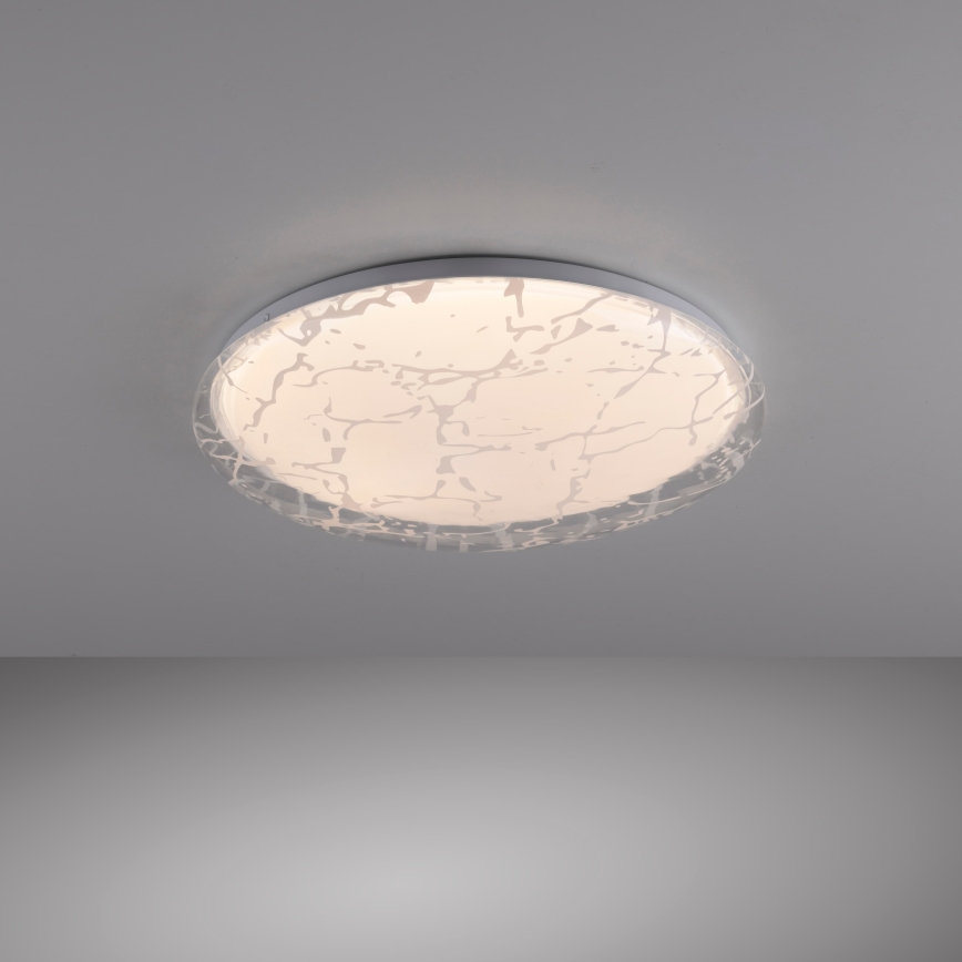 JUST LIGHT. 14008-16 - LED stmievateľné stropné svietidlo ART PLAFO LED/20W/230V 2700-6500K priemer 38 cm biela + diaľkové ovládanie