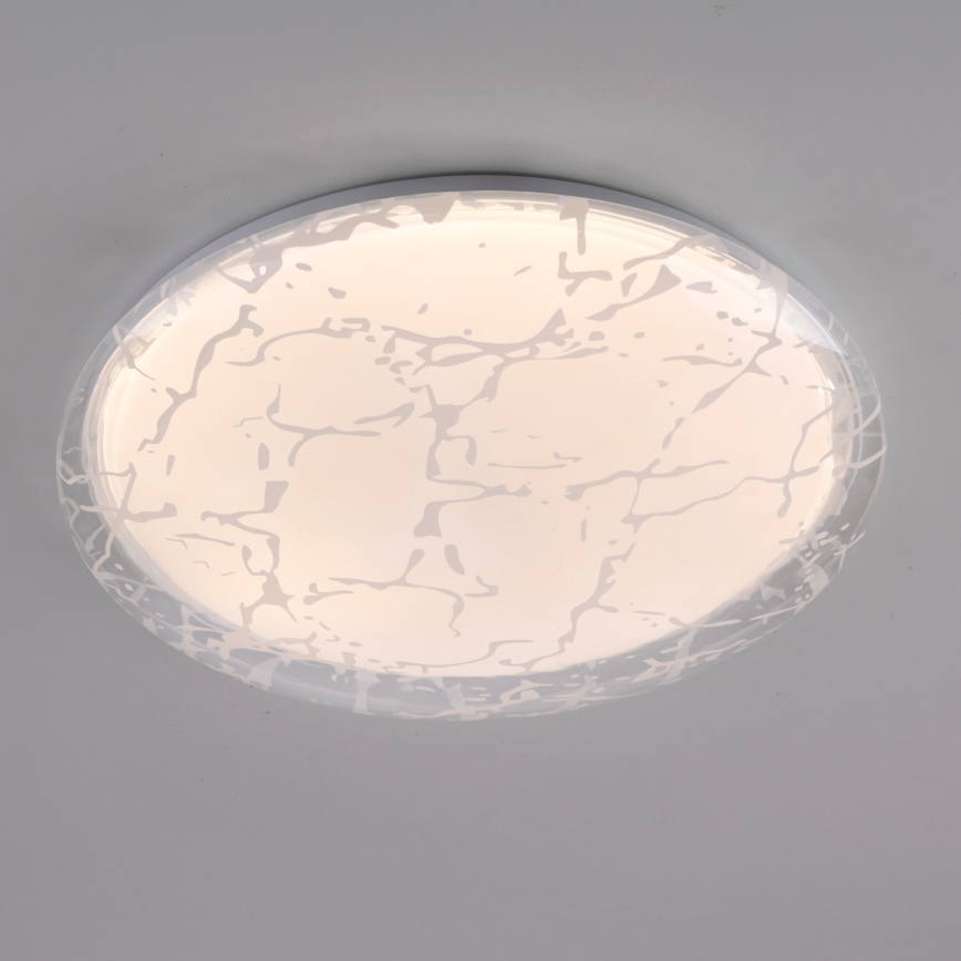 JUST LIGHT. 14008-16 - LED stmievateľné stropné svietidlo ART PLAFO LED/20W/230V 2700-6500K priemer 38 cm biela + diaľkové ovládanie