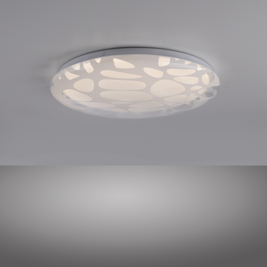 JUST LIGHT. 14009-16 - LED stmievateľné stropné svietidlo ART PLAFO LED/20W/230V 2700-6500K pr. 38 cm biela + diaľkové ovládanie