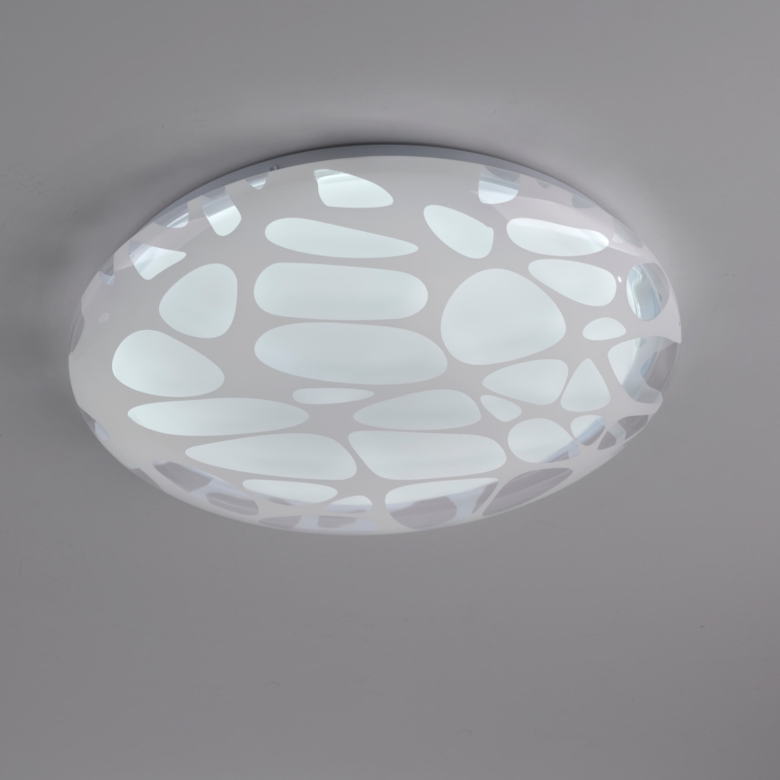 JUST LIGHT. 14009-16 - LED stmievateľné stropné svietidlo ART PLAFO LED/20W/230V 2700-6500K pr. 38 cm biela + diaľkové ovládanie