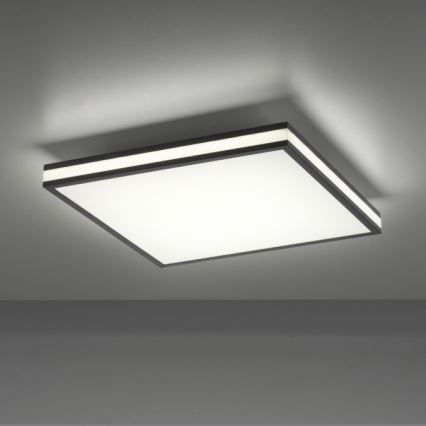 JUST LIGHT. 14110-18 - LED RGBW Stmievateľné stropné svietidlo MARIO BLACK LED/19,5W/230V 2700-5000K + diaľkové ovládanie