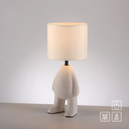 JUST LIGHT. 14191-39 - Stolová lampa TED 1xE27/25W/230V béžová