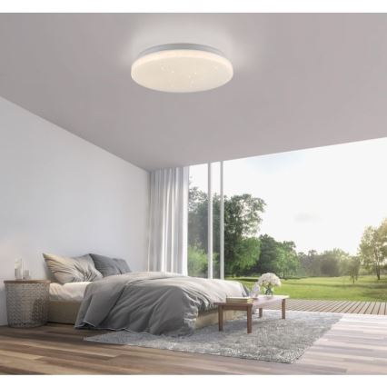 JUST LIGHT. 14275-16 - LED Stropné svietidlo URANUS LED/10W/230V pr. 26 cm biela