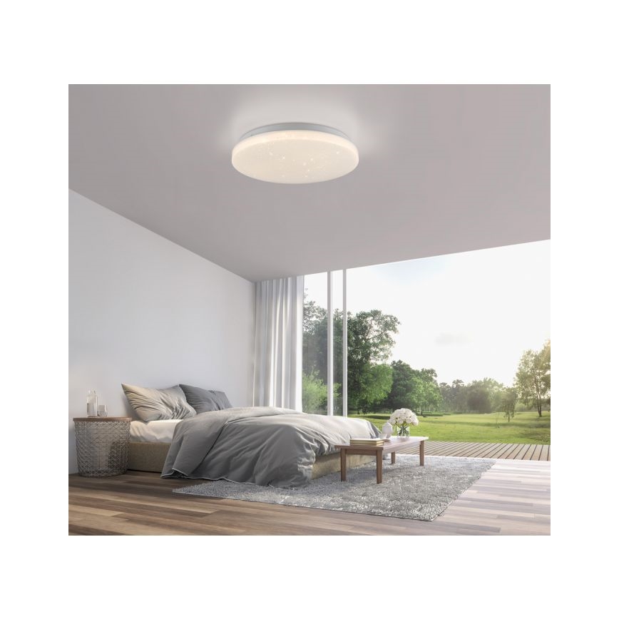 JUST LIGHT. 14275-16 - LED Stropné svietidlo URANUS LED/10W/230V pr. 26 cm biela