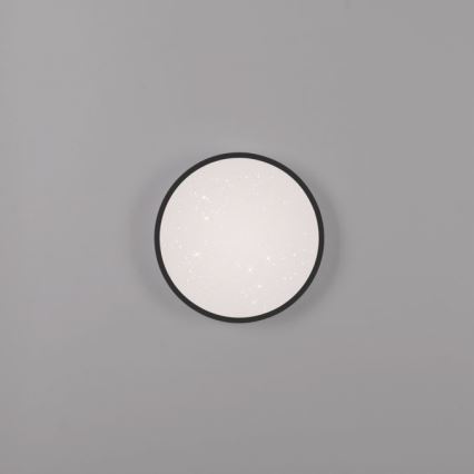 JUST LIGHT. 14293-18 - LED Stmievateľné stropné svietidlo KYLE LED/10W/230V pr. 28 cm čierna