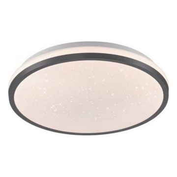 JUST LIGHT. 14293-18 - LED Stmievateľné stropné svietidlo KYLE LED/10W/230V pr. 28 cm čierna