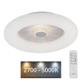 JUST LIGHT. 14383-16 - LED Stmievateľné stropné svietidlo VERTIGO LED/26W/230V 2700-5000K biela + diaľkové ovládanie
