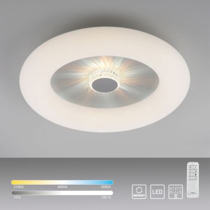 JUST LIGHT. 14383-16 - LED Stmievateľné stropné svietidlo VERTIGO LED/26W/230V 2700-5000K biela + diaľkové ovládanie