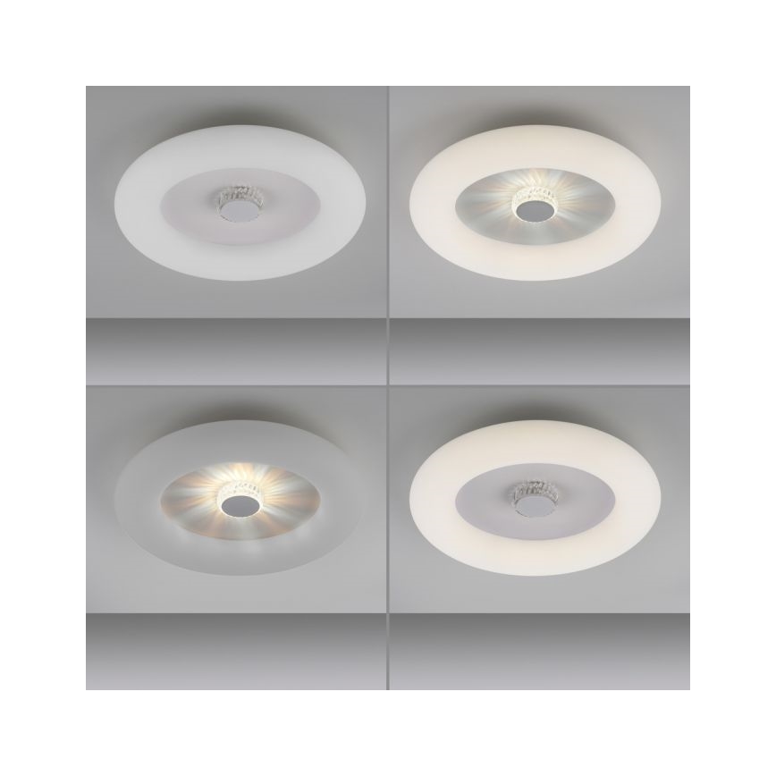 JUST LIGHT. 14383-16 - LED Stmievateľné stropné svietidlo VERTIGO LED/26W/230V 2700-5000K biela + diaľkové ovládanie