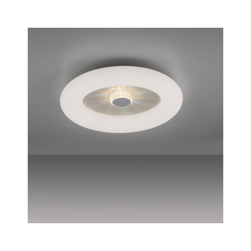 JUST LIGHT. 14383-16 - LED Stmievateľné stropné svietidlo VERTIGO LED/26W/230V 2700-5000K biela + diaľkové ovládanie