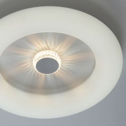 JUST LIGHT. 14383-16 - LED Stmievateľné stropné svietidlo VERTIGO LED/26W/230V 2700-5000K biela + diaľkové ovládanie
