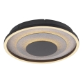 JUST LIGHT. 14409-21 - LED stropné svietidlo GLITTY LED/22W/230V priemer 40 cm čierna