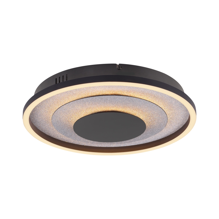 JUST LIGHT. 14409-21 - LED stropné svietidlo GLITTY LED/22W/230V priemer 40 cm čierna